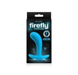Firefly Contour Anal Plug Medium Blue NS Novelties