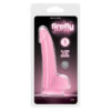 Firefly Smooth Glowing 5in Dong w/Balls Pink