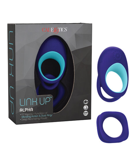 Link Up Alpha Vibrating Cock Ring, CalExotics