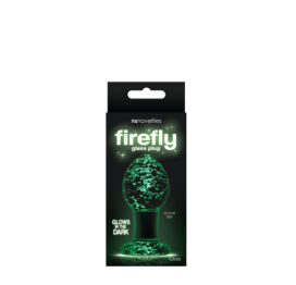 Firefly Glass Anal Plug Medium Clear, NS Novelties