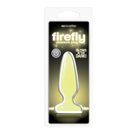 Firefly Pleasure Anal Plug Small Yellow