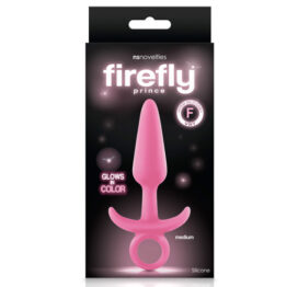 Firefly Prince Medium Anal Plug Pink, NS Novelties