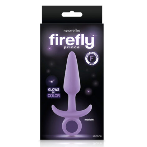 Firefly Prince Medium Anal Plug Purple