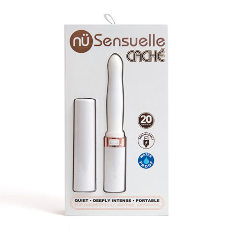 Sensuelle Cache Covered Vibrator White