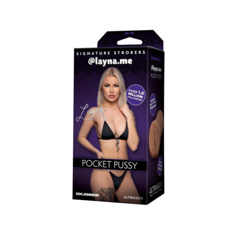 Layna Boo Pocket Pussy Stroker Vanilla, Doc Johnson