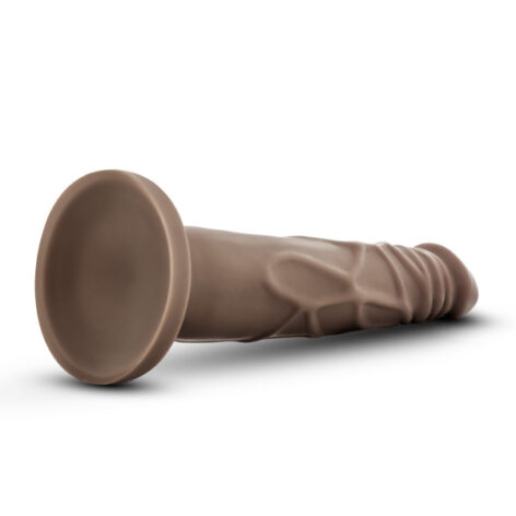 Dr Skin Basic 7.5in Dildo w/Suction Cup Chocolate, Blush