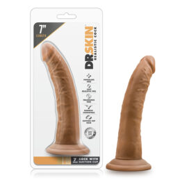 Dr. Skin 7 Inch Cock w/Suction Cup Mocha