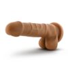 Dr. Skin Basic 7 Dildo 7.75in w/Balls Mocha, Blush