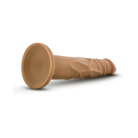 Dr. Skin Basic 7.5in Dildo w/Suction Cup Mocha, Blush