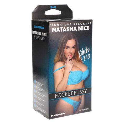 Natasha Nice Pocket Pussy Stroker Vanilla, Doc Johnson