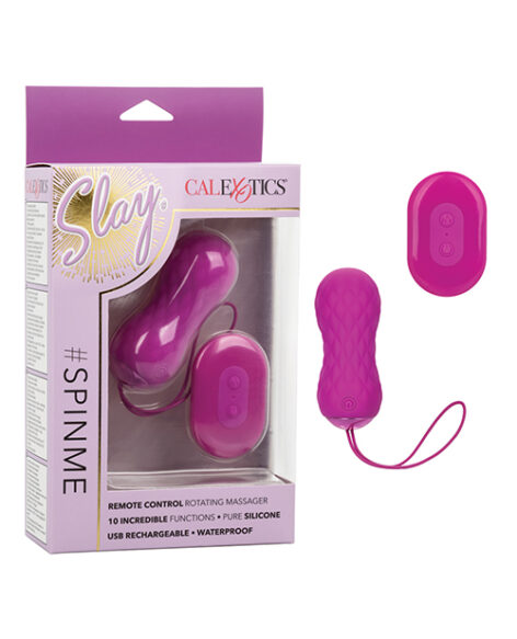 Slay #SpinMe Bullet Vibrator Pink, CalExotics