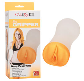 The Gripper Deep Pussy Grip Masturbator Orange