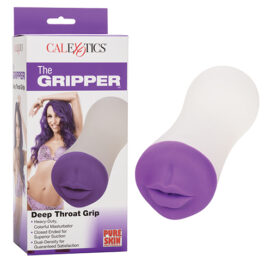 The Gripper Deep Throat Grip Masturbator Purple