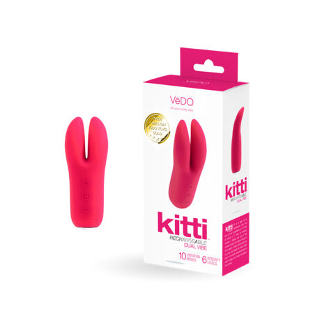 VeDO Kitti Rechargeable Dual Vibe Foxy Pink