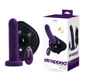 VeDO Strapped Rechargeable Strap On Deep Purple