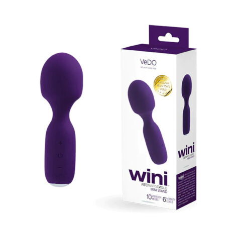 VeDO Wini Rechargeable Mini Wand Deep Purple