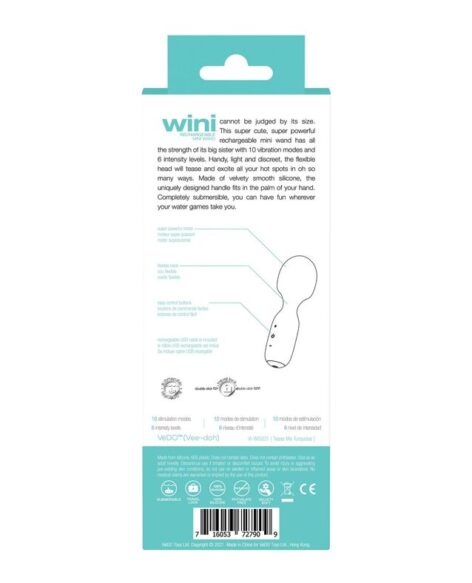 VeDO Wini Rechargeable Mini Wand Turquoise