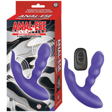 Anal-Ese Remote Control P-Spot Stimulator Purple