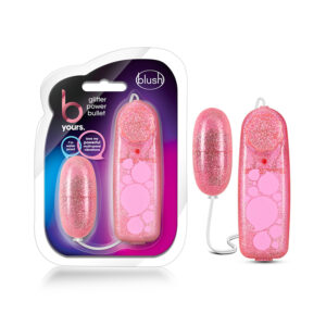 B Yours Glitter Power Bullet Vibe Pink, Blush | Satisfaction.com