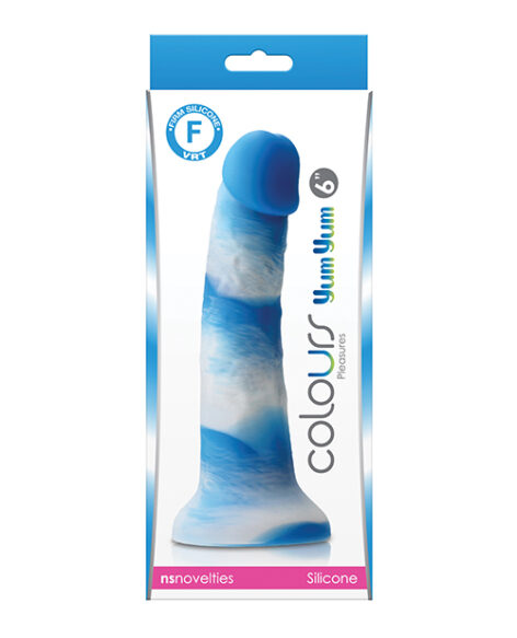 Colours Pleasures Yum Yum 6 Inch Dildo Blue