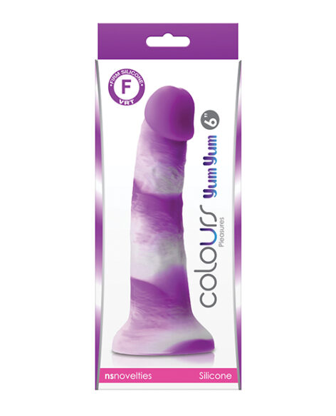 Colours Pleasures Yum Yum 6 Inch Dildo Purple