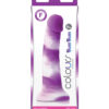 Colours Pleasures Yum Yum 7 Inch Dildo Purple