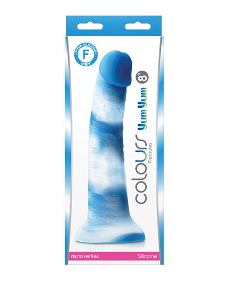 Colours Pleasures Yum Yum 8 Inch Dildo Blue