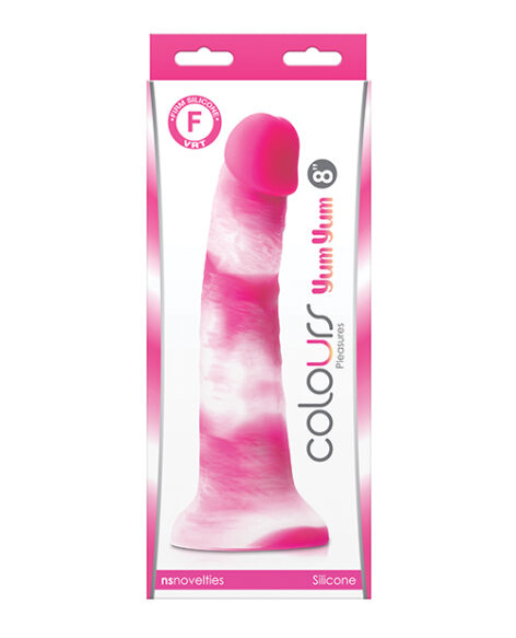 Colours Pleasures Yum Yum 8 Inch Dildo Pink