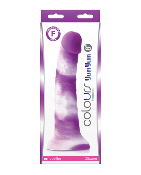 Colours Pleasures Yum Yum 8 Inch Dildo Purple