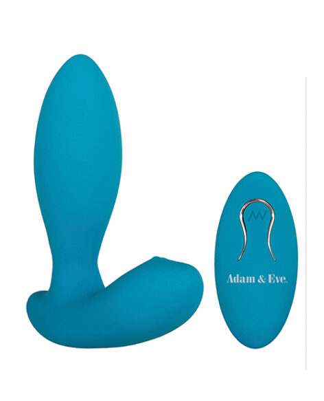 Eve's G-Spot Thumper w/Clit Motion Massager Teal, Adam & Eve