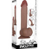 Evolved Flex Skin Poseable 7.75in Dildo Brown