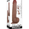 Evolved Flex Skin Poseable 9 Inch Dildo Brown