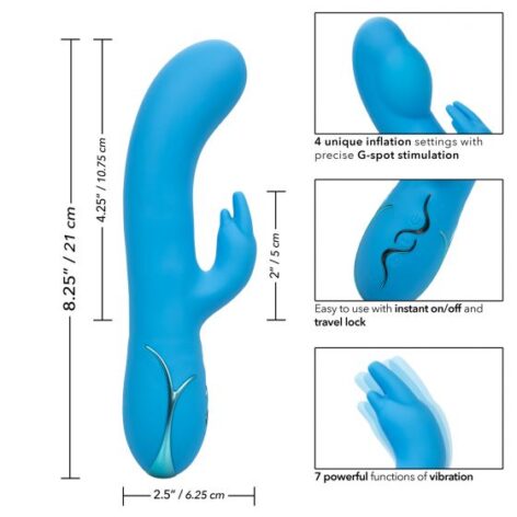 Insatiable G-Bunny Inflatable Rabbit Vibe Blue