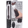 Loadz 8.5in Squirting Vibrating Dildo Dark