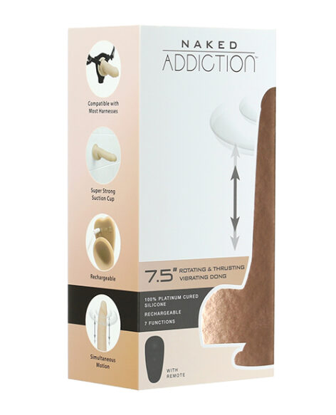 Naked Addiction The Freak 7.5 Inch Dildo Vanilla