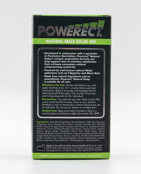 Powerect Natural Male Delay Gel 1oz (30ml)