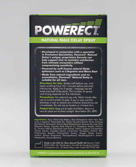 Powerect Natural Male Delay Spray 1oz (30ml)
