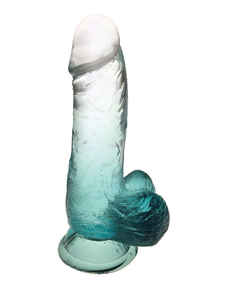 Shades Jelly Gradient 6 Inch Dong Emerald & Clear
