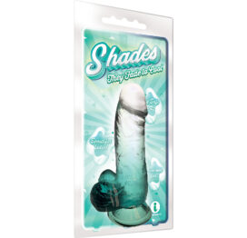 Shades Jelly Gradient 6 Inch Dong Emerald & Clear