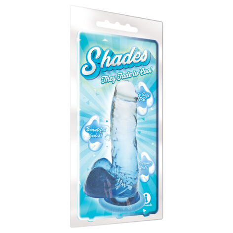 Shades Jelly Gradient 7 Inch Dong Blue & Clear