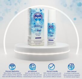 Skins Natural Delay Serum For Men 1oz (30ml)