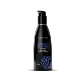 Wicked Aqua Blueberry Muffin Water Based Lubricant 2oz (60ml)