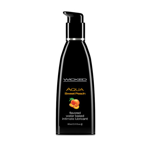 Wicked Aqua Sweet Peach Lubricant 2oz (60ml)