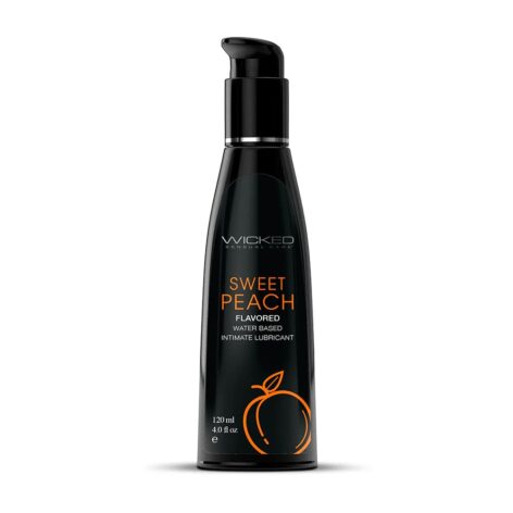 Wicked Aqua Sweet Peach Lubricant 4oz (120ml)