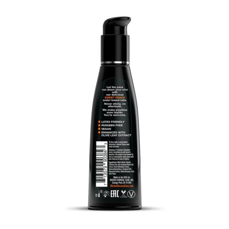 Wicked Aqua Sweet Peach Lubricant 4oz (120ml)