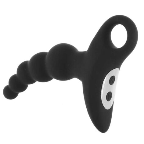 Anal-Ese Vibrating Alpha Plug #2 Black Silicone, Nasstoys