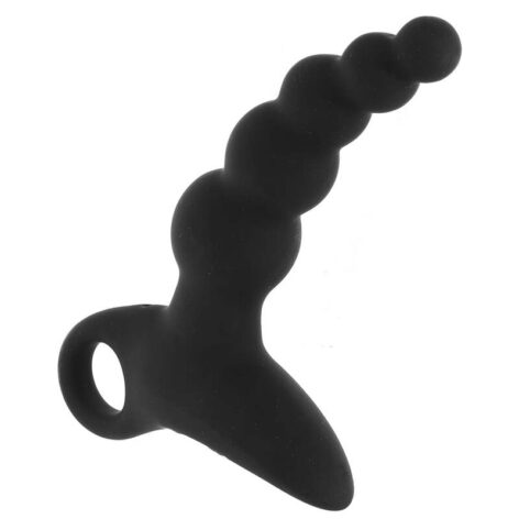 Anal-Ese Vibrating Alpha Plug #2 Black Silicone, Nasstoys