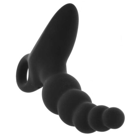 Anal-Ese Vibrating Alpha Plug #2 Black Silicone, Nasstoys