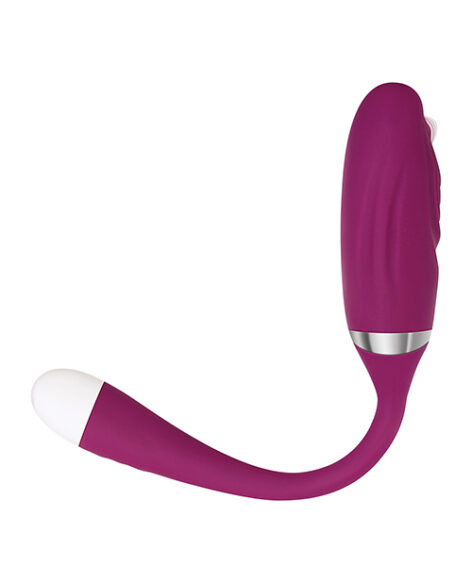 Eve's Thumping Love Button Vibrator Burgundy