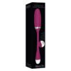 Eve's Thumping Love Button Vibrator Burgundy